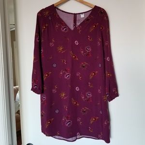 Old Navy || Burgundy Dress